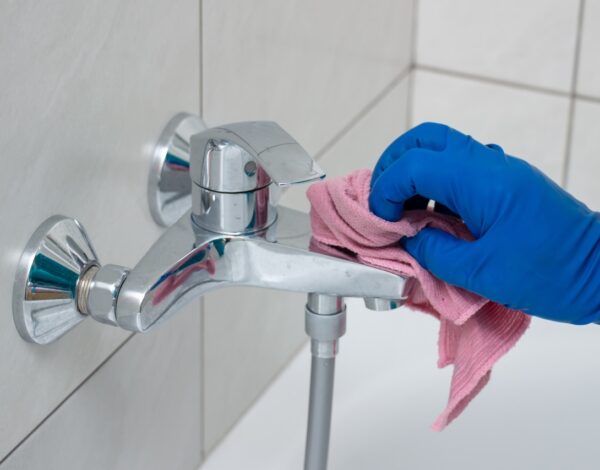 How to remove hard water stains in your bathroom-Merci-Cleaning-London